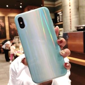 NEW iPhone 7+/8+ Blue Marble Laser Case